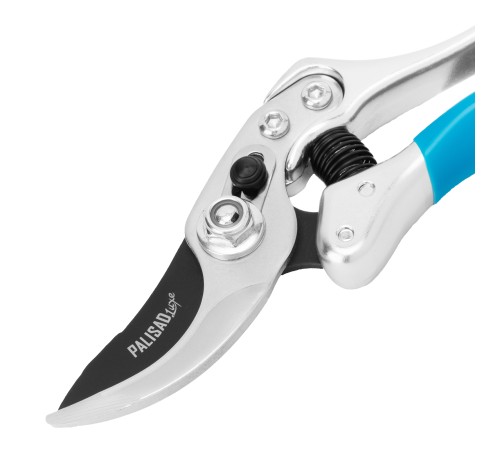 Секатор прямого реза, 230 мм, усиленный, нижняя рукоятка в ПВХ - оболочке, Luxe, Palisad