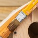 Кисть флейцевая для лаков, 25 x 10 мм, искусственная щетина, пластиковая рукоятка, Matrix