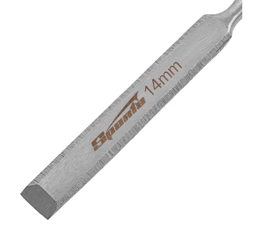 Долото-стамеска 14 мм, деревянная рукоятка// Sparta