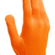 Перчатки трикотажные, синтетическая нить, ПВХ-гель точка, цвет: оранжевый, L, 13 класс Сибртех