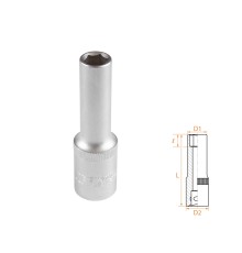 Головка торцевая глубокая шестигранная 1/2", 10 мм AFFIX AF00140010 Головка торцевая глубокая шестигранная 1/2", 10 мм AFFIX AF00140010