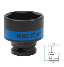 Головка торцевая ударная шестигранная 1/2", 37 мм KING TONY 453537M Головка торцевая ударная шестигранная 1/2", 37 мм KING TONY 453537M