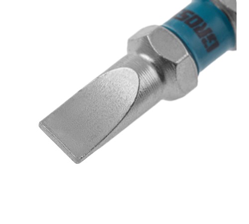 Набор бит SL5 х 50, сталь S2, 10 шт. Gross Набор бит SL5 х 50, сталь S2, 10 шт. Gross