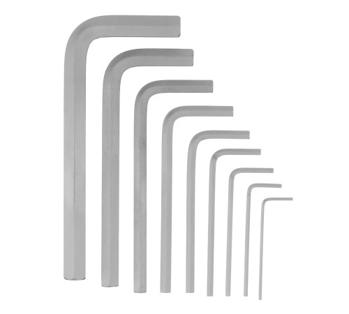 Набор ключей имбусовых, HEX, 1,5-10 мм, CrV, 9 шт. Сибртех