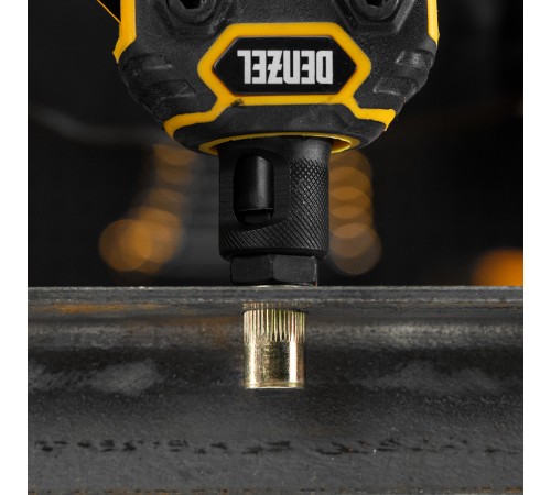 Заклепки резьбовые, стальные, оцинкованные, М10, пластиковый кейс, 35 шт. Denzel