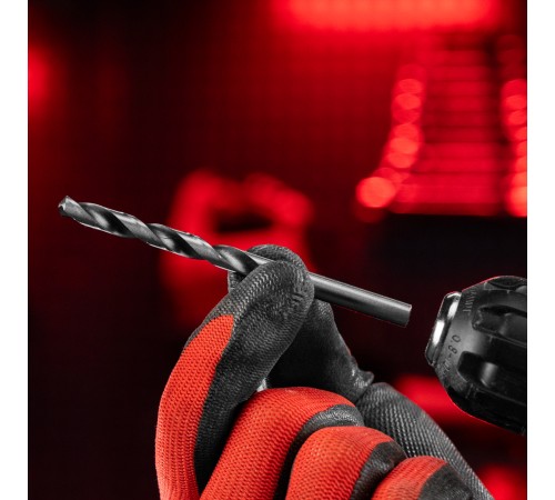 Сверло по металлу, 6.5 мм, полированное, HSS, 10 шт, цилиндрический хвостовик Matrix