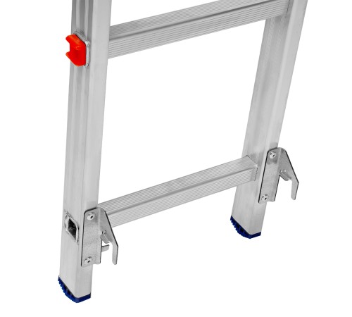 Лестница, 2 х 12 ступеней, алюминиевая, двухсекционная, Сибртех