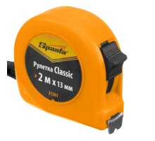 Рулетка Classic,2 м х 13 мм,пластиковый корпус Sparta Рулетка Classic,2 м х 13 мм,пластиковый корпус Sparta
