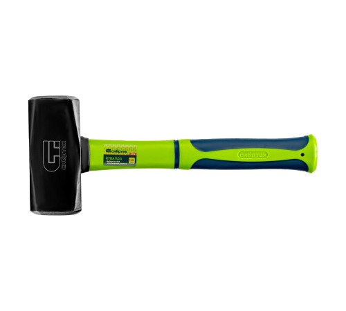 Кувалда, 1500 г, фибергласовая обрезиненная рукоятка Сибртех
