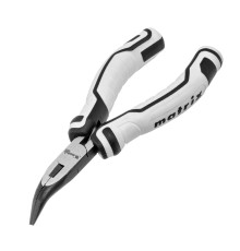 Длинногубцы Mini, 125 мм, изогнутые, авторазжим, Pro Matrix