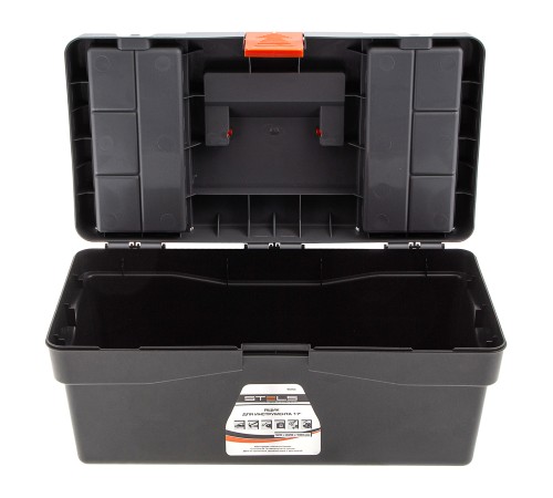 Ящик для инструмента 17", 420 х 220 х 180 мм, пластик Stels