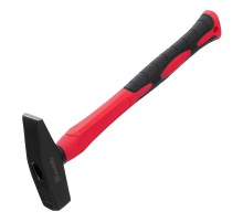 Молоток слесарный optimal, 400 г, фибергласовая обрезиненная рукоятка, квадратный боек Matrix