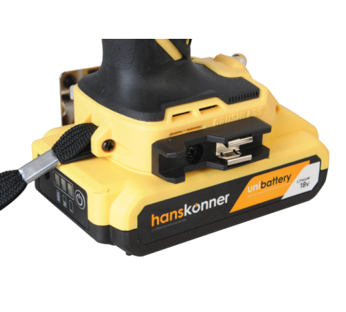 Аккумуляторный шуруповерт Hanskonner HCD1865BLI Unibattery Аккумуляторный шуруповерт Hanskonner HCD1865BLI Unibattery