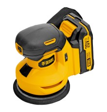 Машина шлифовальная эксцентриковая аккумуляторная CROSH-20-125, Li-Ion, 20 В// Denzel