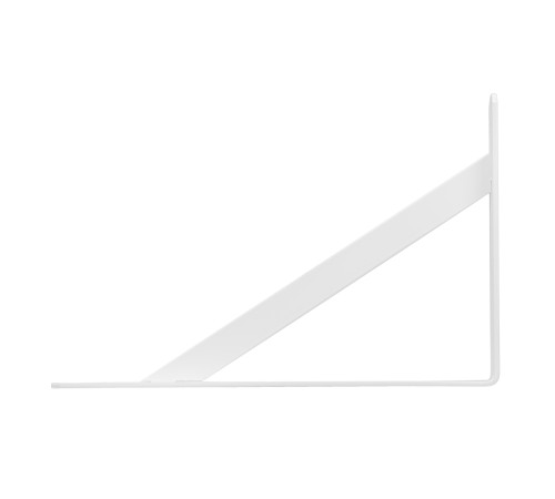 Кронштейн усиленный, 300 х 200 х 30 х 4 мм, белый Сибртех