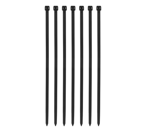 Хомуты, 300 х 8 мм, пластиковые, черные, 100 шт Сибртех