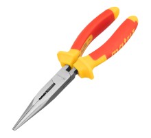 Длинногубцы прямые Insulated, 200 мм, двухкомпонентные рукоятки Matrix Professional Длинногубцы прямые Insulated, 200 мм, двухкомпонентные рукоятки Matrix Professional