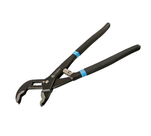 Клещи переставные, 300мм, зев 40мм, автоматический шарнир, ПВХ рукоятки, СОЮЗ