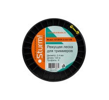 Леска для триммера, d=2.4 мм, l=120 м, ЗВЕЗДА, оранж., БОБИНА Sturm! Леска для триммера, d=2.4 мм, l=120 м, ЗВЕЗДА, оранж., БОБИНА Sturm!