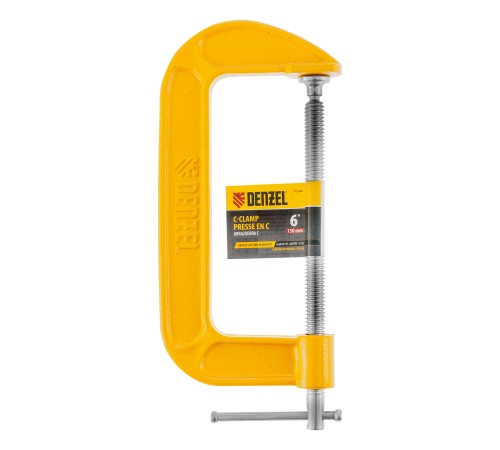 Струбцина G-образная, 6", 150 мм// Denzel