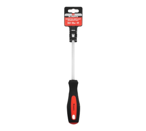 Отвертка Anti-Slip, SL8 х 150 мм, CrV, двухкомпонентная рукоятка Matrix Отвертка Anti-Slip, SL8 х 150 мм, CrV, двухкомпонентная рукоятка Matrix