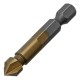 Зенковка конусная под М4, HSS, по металлу, цилиндрический хвостовик// Denzel