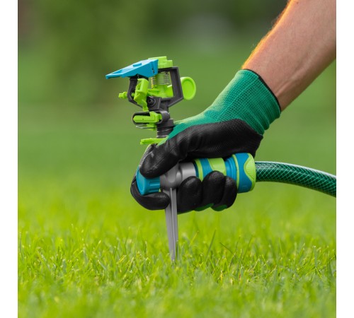 Разбрызгиватель усиленный, импульсный, с регулировкой угла горизонт распыления до 39 м Palisad