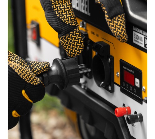 Удлинитель-шнур силовой Garden Series, ПВС, 20м, 1 розетка 3 x 1,5 мм, Denzel