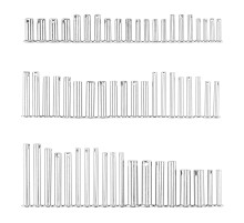 Набор штифтов с головкой и отверстием под шплинт, 60 предметов Сибртех