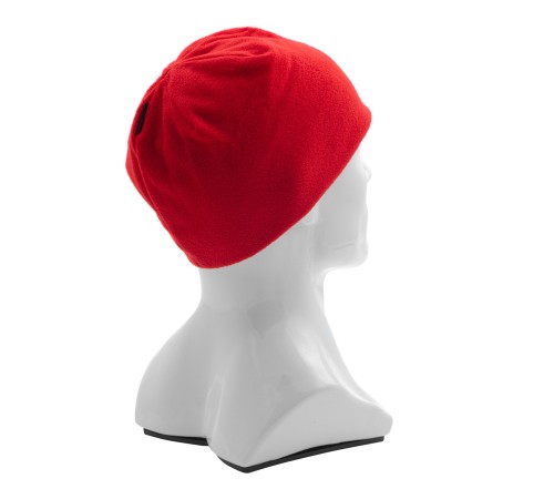 Шапка из флиса для взрослых, размер 56-57, красная Сибртех
