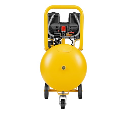 Компрессор безмасл. малошумный DLP-3000/100, 3 кВт, 2х1,5 кВт,100 л, 2850 об/мин,500 л/мин Denzel