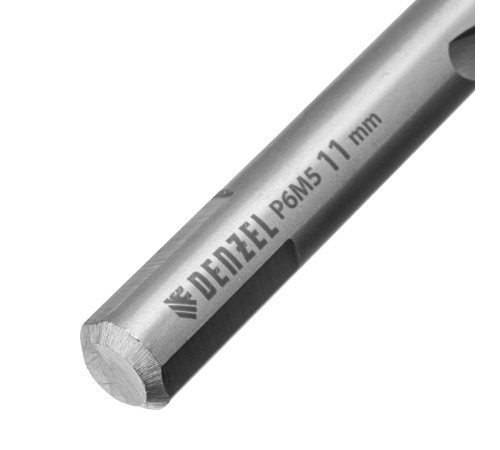 Сверло спиральное по металлу 11 x 142 мм, Р6М5, Golden Tip  Denzel
