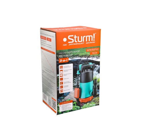 Насос погружной дренажный Sturm! WP9790PVU Насос погружной дренажный Sturm! WP9790PVU