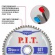 Диск пильный по металлу P.I.T. ACTW15-254T60
