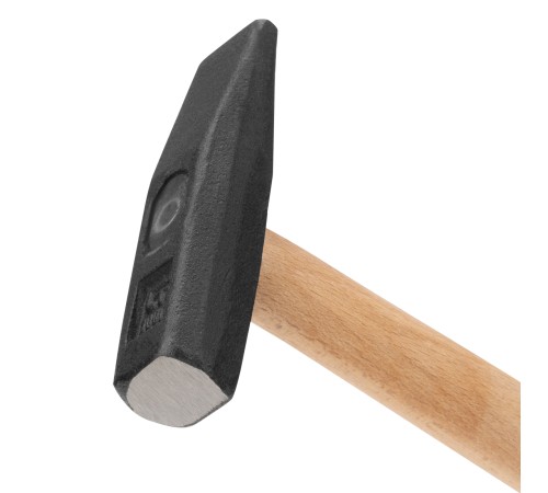 Молоток слесарный 200 г, квадратный боек, деревянная рукоятка Сибртех