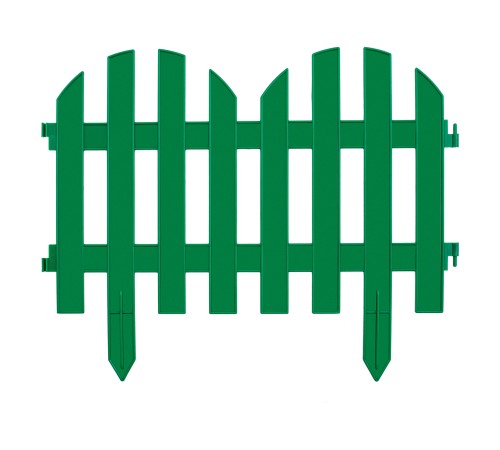 Забор декоративный "Романтика", 28 х 300 см, зеленый, Palisad Забор декоративный "Романтика", 28 х 300 см, зеленый, Palisad