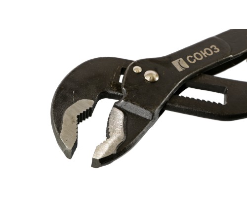 Клещи переставные, 300мм, зев 40мм, автоматический шарнир, ПВХ рукоятки, СОЮЗ