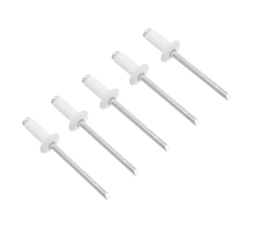 Заклепки 4.0 х 10 мм RAL 9003, сигнально-белые, 50 шт Matrix