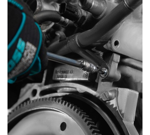 Набор инструментов 42 предмета, 120 зубьев, CrV, 1/4