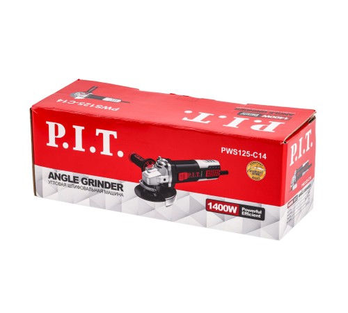 Шлифмашина угловая сетевая P.I.T. PWS125-C14 (Арт. 100303801010)