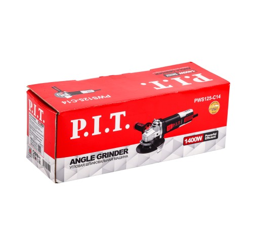 Шлифмашина угловая сетевая P.I.T. PWS125-C14 (Арт. 100303801010)