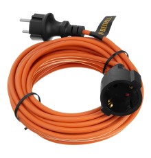 Удлинитель-шнур силовой Garden Series, ПВС, 10м, 1 розетка, 3 x 1 мм, Denzel