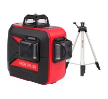 Комплект: лазерный уровень RGK PR-3R с калибровкой + штатив RGK LET-150