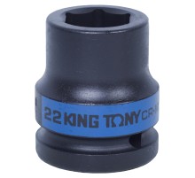 Головка торцевая ударная шестигранная 3/4", 22 мм KING TONY 653522M