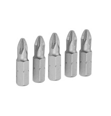 Набор вставок (бит) торцевых 1/4", Pozidriv, PZ2, 25 мм, 5 предметов TOLSEN TT20273