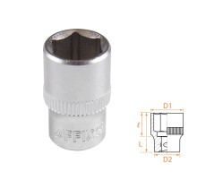 Головка торцевая стандартная шестигранная 1/4", 11 мм AFFIX AF00020011 Головка торцевая стандартная шестигранная 1/4", 11 мм AFFIX AF00020011