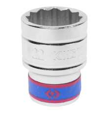 Головка торцевая стандартная двенадцатигранная 1/2", 22 мм KING TONY 433022M