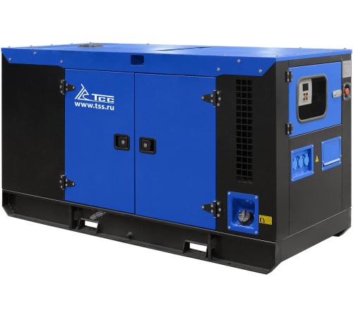 Дизельный генератор ТСС ЭД-24-Т400 в шумозащитном кожухе на прицепе Дизельный генератор ТСС ЭД-24-Т400 в шумозащитном кожухе на прицепе