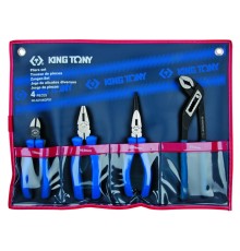 Набор пассатижей и бокорезов, 4 предмета KING TONY 42104GP01