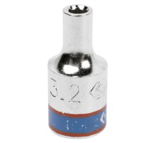 Головка торцевая стандартная шестигранная 1/4", 3,2 мм KING TONY 233532M Головка торцевая стандартная шестигранная 1/4", 3,2 мм KING TONY 233532M